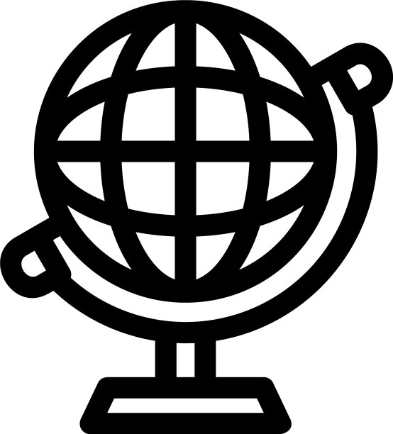 地球图标或Logo独立标志符号图片下载