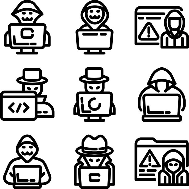 黑客图标或Logo图片下载