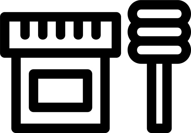 蜂蜜斗图标或标志孤立的标志符号图片下载