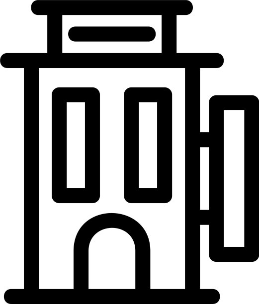 酒店标志或标志孤立标志符号图片下载