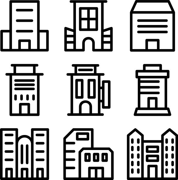 酒店标志或标志孤立标志符号图片下载