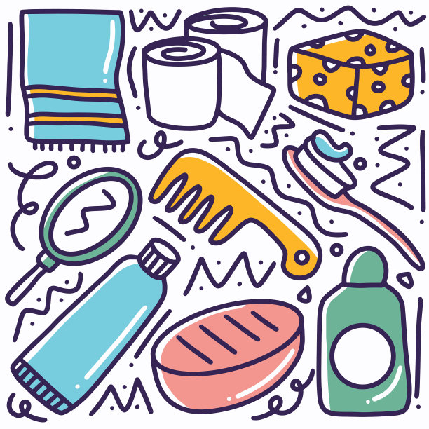 手绘电池涂鸦集图片下载