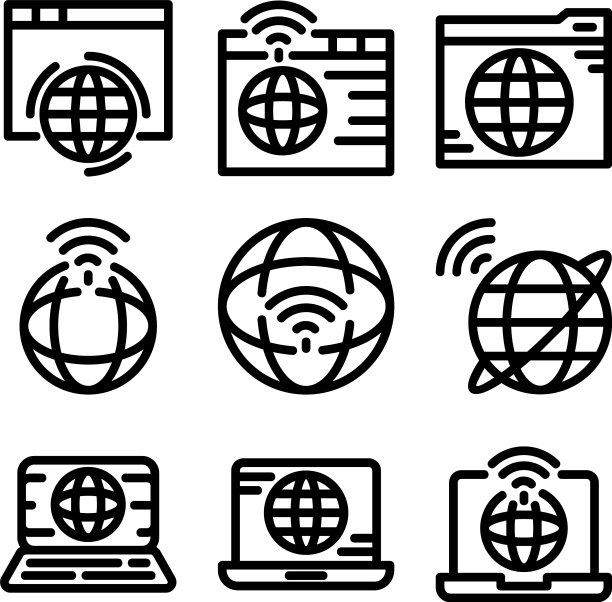 互联网图标或Logo独立标志图片下载