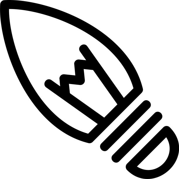 灯泡图标或标志孤立标志符号图片下载