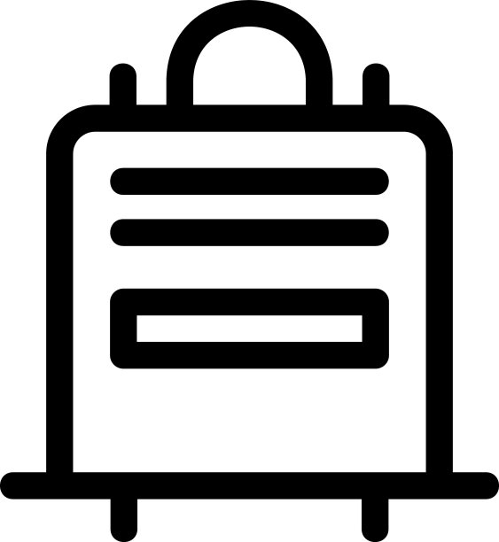 行李图标或Logo独立标志符号图片下载