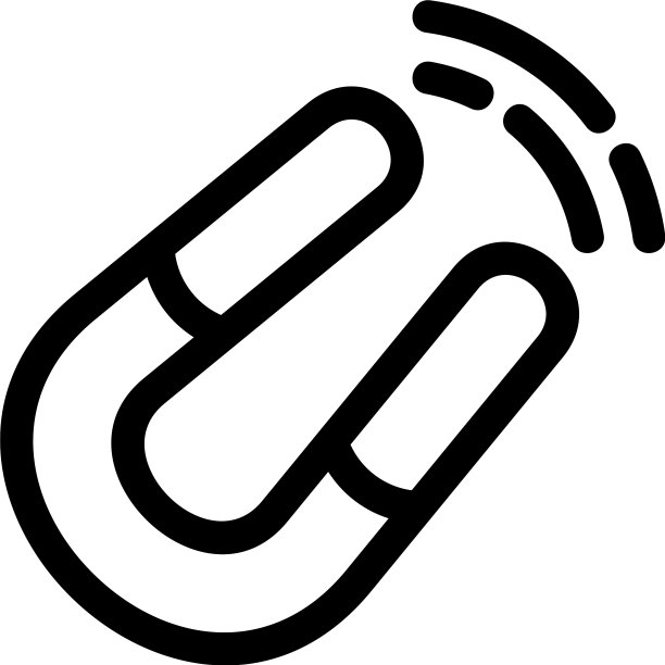 磁铁图标或标志孤立标志符号图片下载