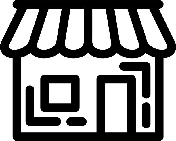 市场图标或标志独立符号图片下载