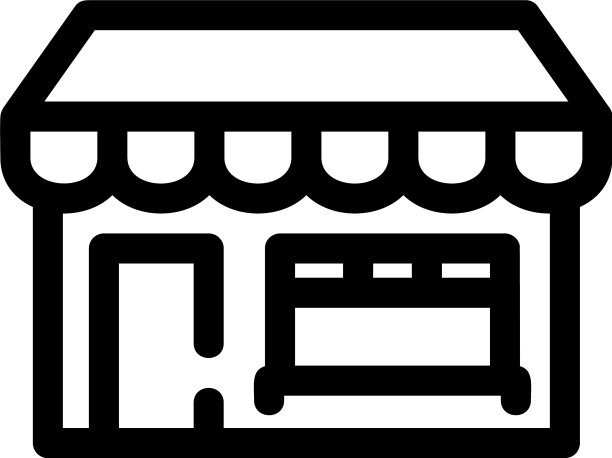 市场图标或标志独立符号图片下载