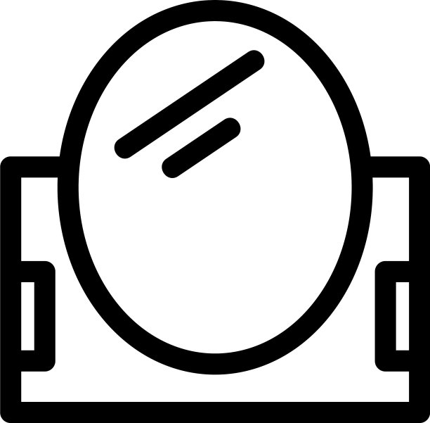 镜子图标或标志图片下载