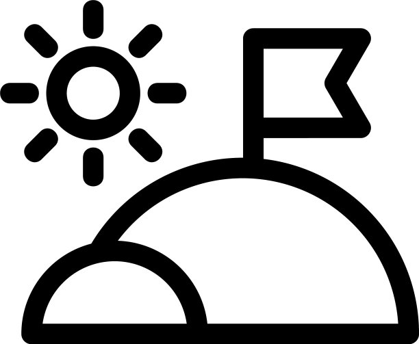 山标志或标志孤立标志符号图片下载