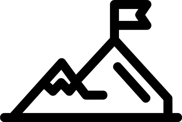 山标志或标志孤立标志符号图片下载