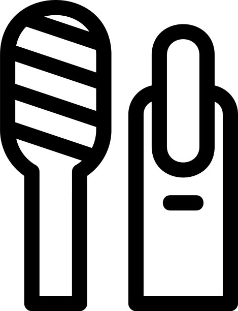 指甲锉图标或标志孤立标志符号图片下载