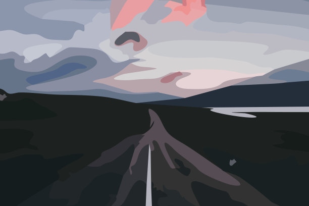 山道几何设计图片下载