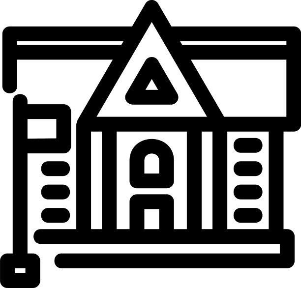 学校标志或标志孤立标志符号图片下载