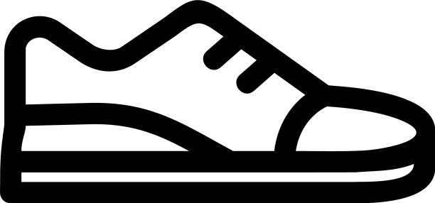 鞋标或标志孤立标志符号图片下载