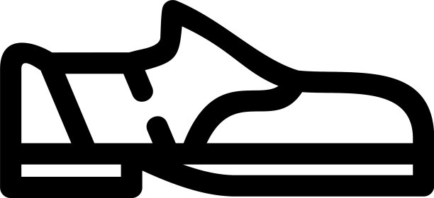 鞋标或标志孤立标志符号图片下载