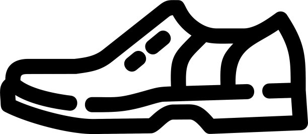 鞋标或标志孤立标志符号图片下载