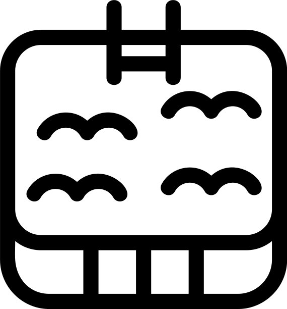 游泳池图标或标志孤立标志符号图片下载