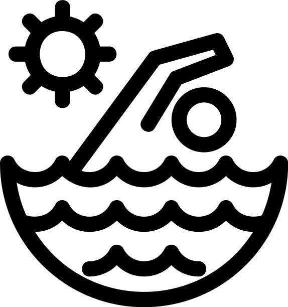 游泳图标或Logo图片下载