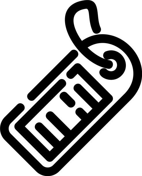 标签图标或徽标孤立符号图片下载