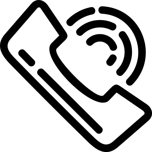 隔离的电话图标或标志符号图片下载