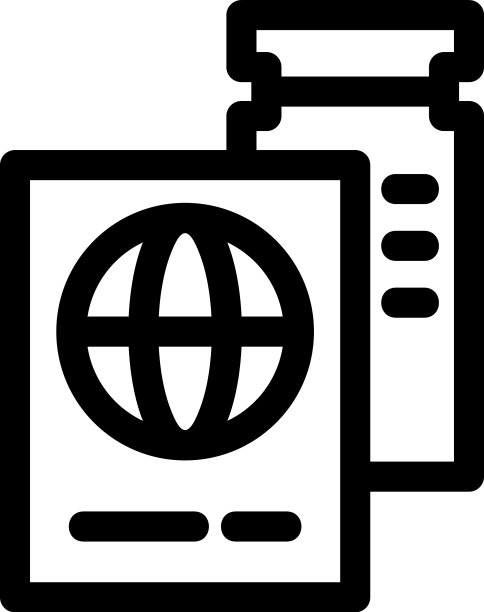 旅行票据图标或logo图片下载