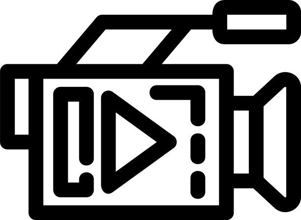 摄像机图标或标志孤立标志符号图片下载