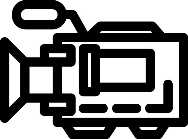 摄像机图标或标志孤立标志符号图片下载