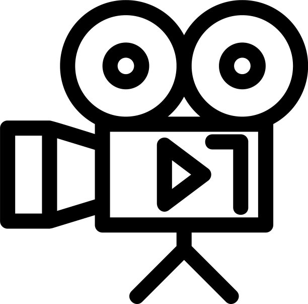 摄像机图标或标志孤立标志符号图片下载