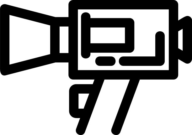 摄像机图标或标志孤立标志符号图片下载