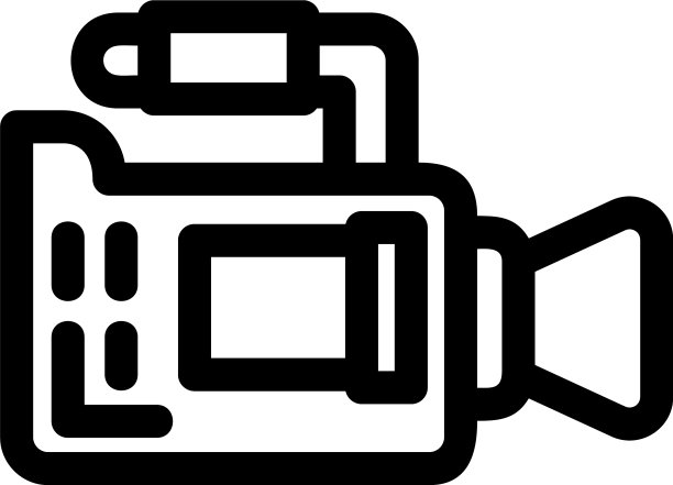 摄像机图标或标志孤立标志符号图片下载