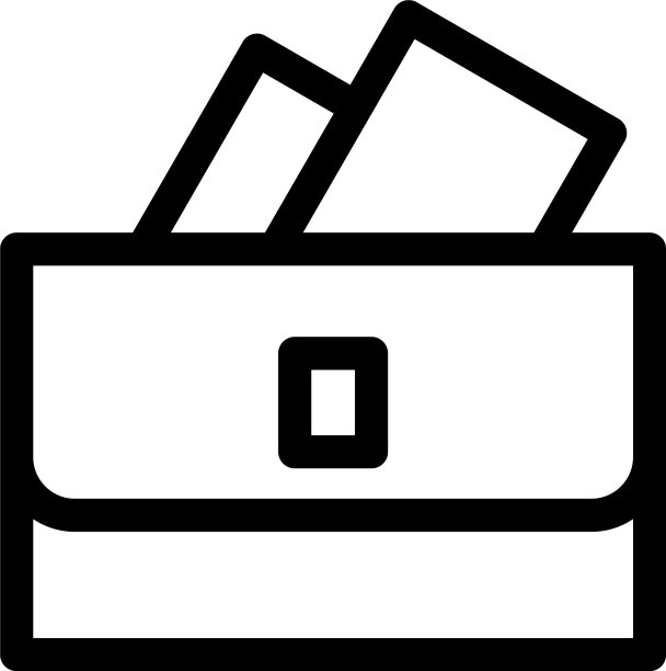 钱包图标或标志孤立标志符号图片下载