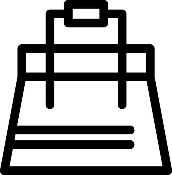 女包图标或标志孤立标志符号图片下载