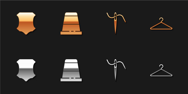 用缝衣针固定皮革顶针图片下载