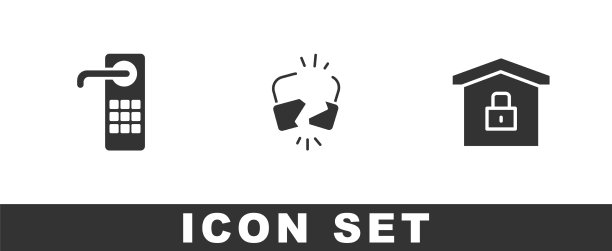 设置数字门锁坏了，破门而入图片下载