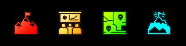 设山与旗帜训练演示图片下载