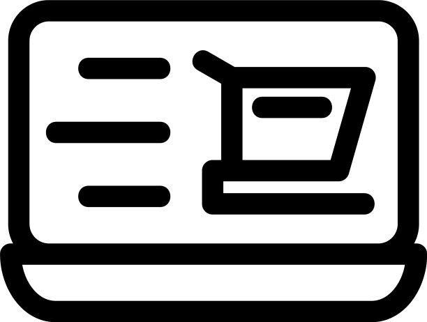 电子商务图标或标识孤立的标志符号图片下载