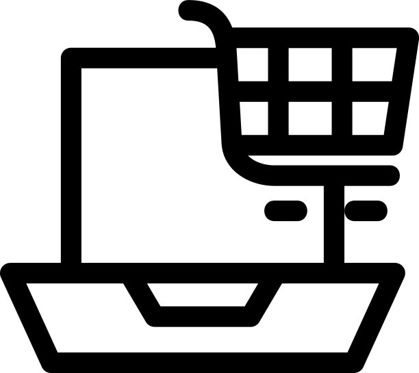 电子商务图标或标识孤立的标志符号图片下载