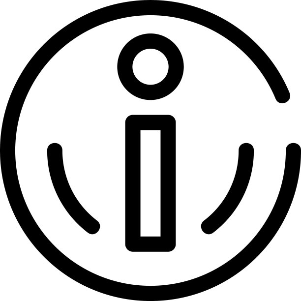 信息图标或独立标志符号图片下载