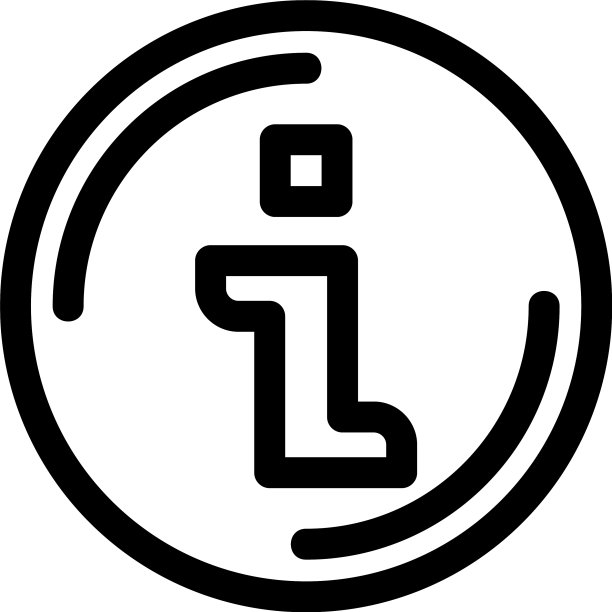 信息图标或独立标志符号图片下载