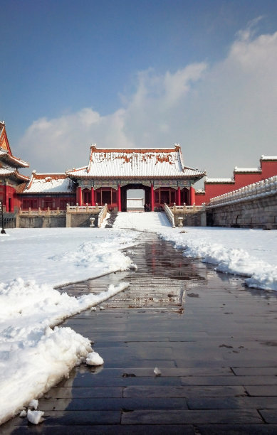 雪后的紫禁城图片下载
