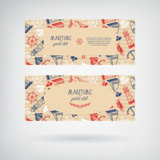 游艇俱乐部的旗帜图片下载