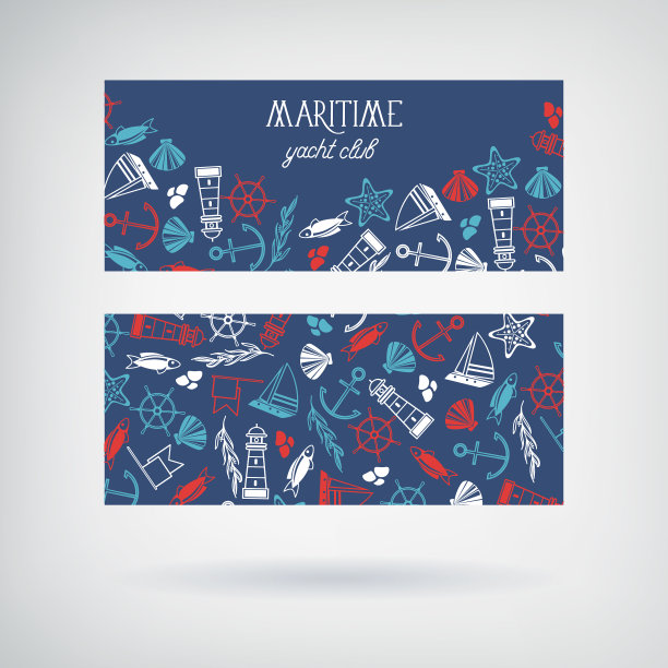 游艇俱乐部的旗帜图片下载