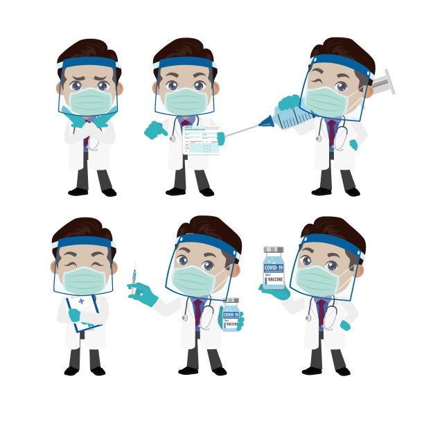 医生身着防护服抗击冠状病毒图片下载