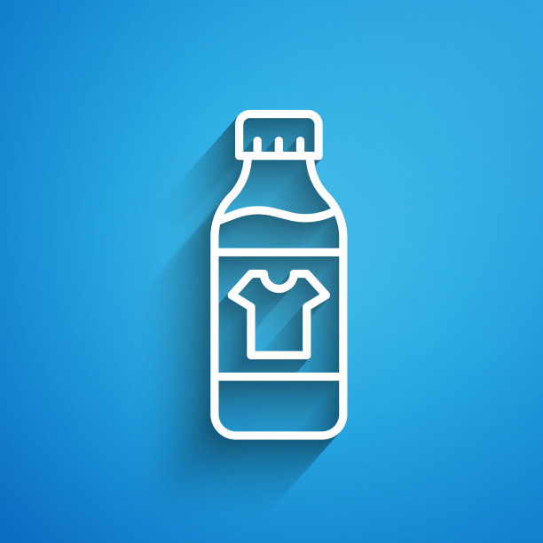 白线塑料瓶用于洗衣粉图片下载