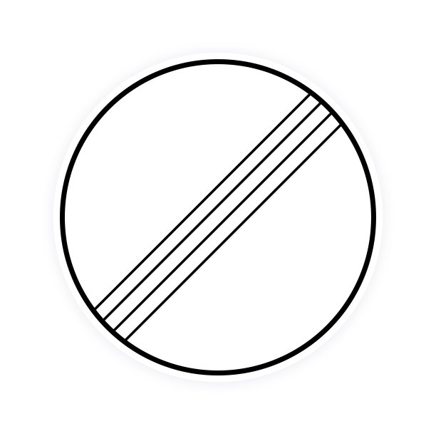 国际轮交通限行标志平面风格设计矢量插图。图片下载