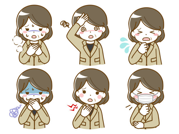 一个穿西装的中年女人的病态表情图片下载