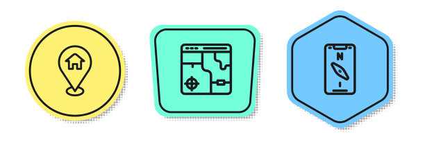 设置线位置与房屋信息城市图片下载