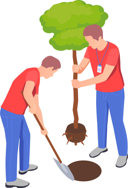 植树志愿作文图片下载