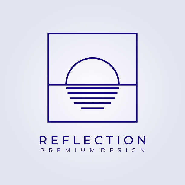 日落日出夏威夷度假天堂标志设计图片下载